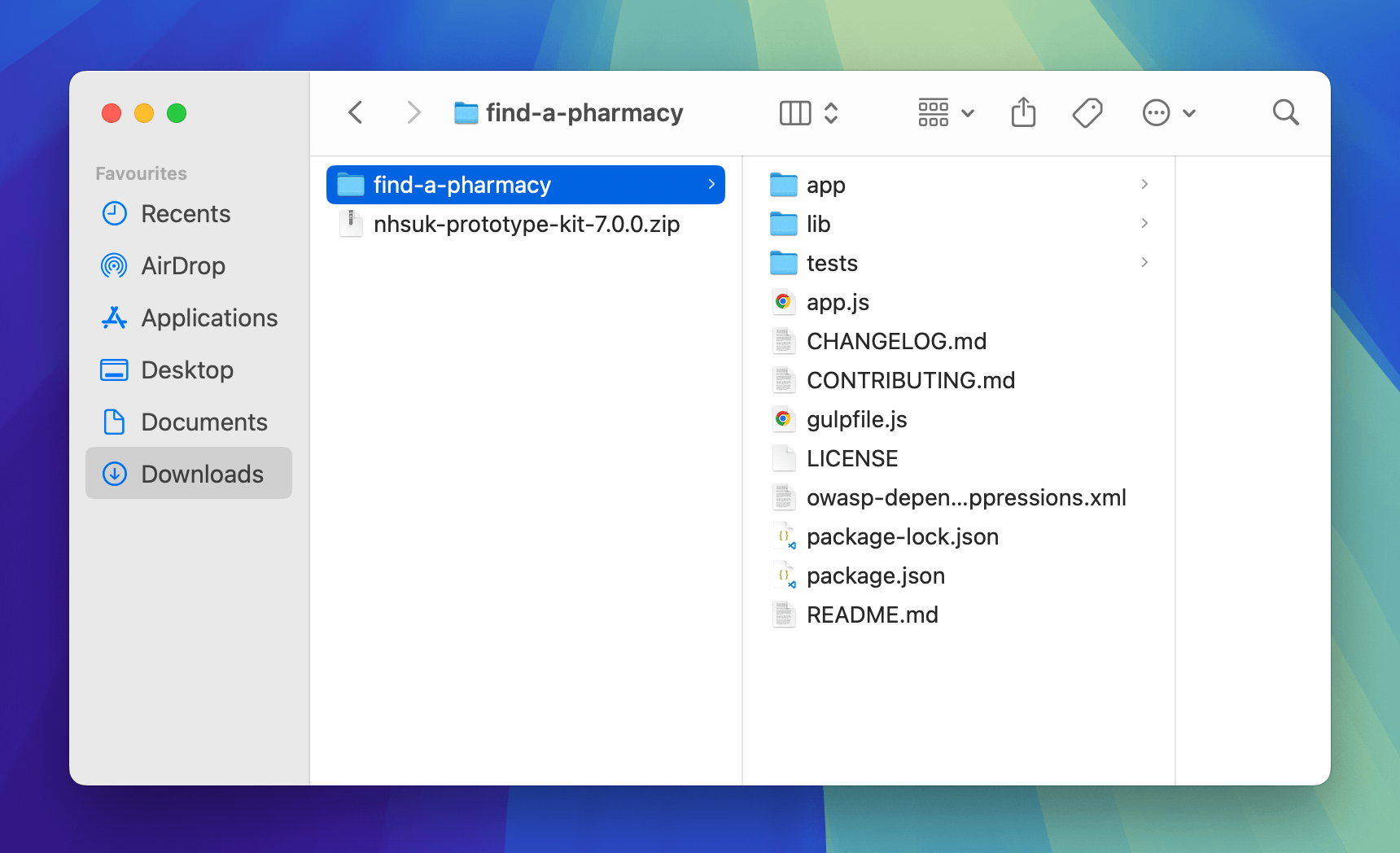 Screenshot of the renamed folder.